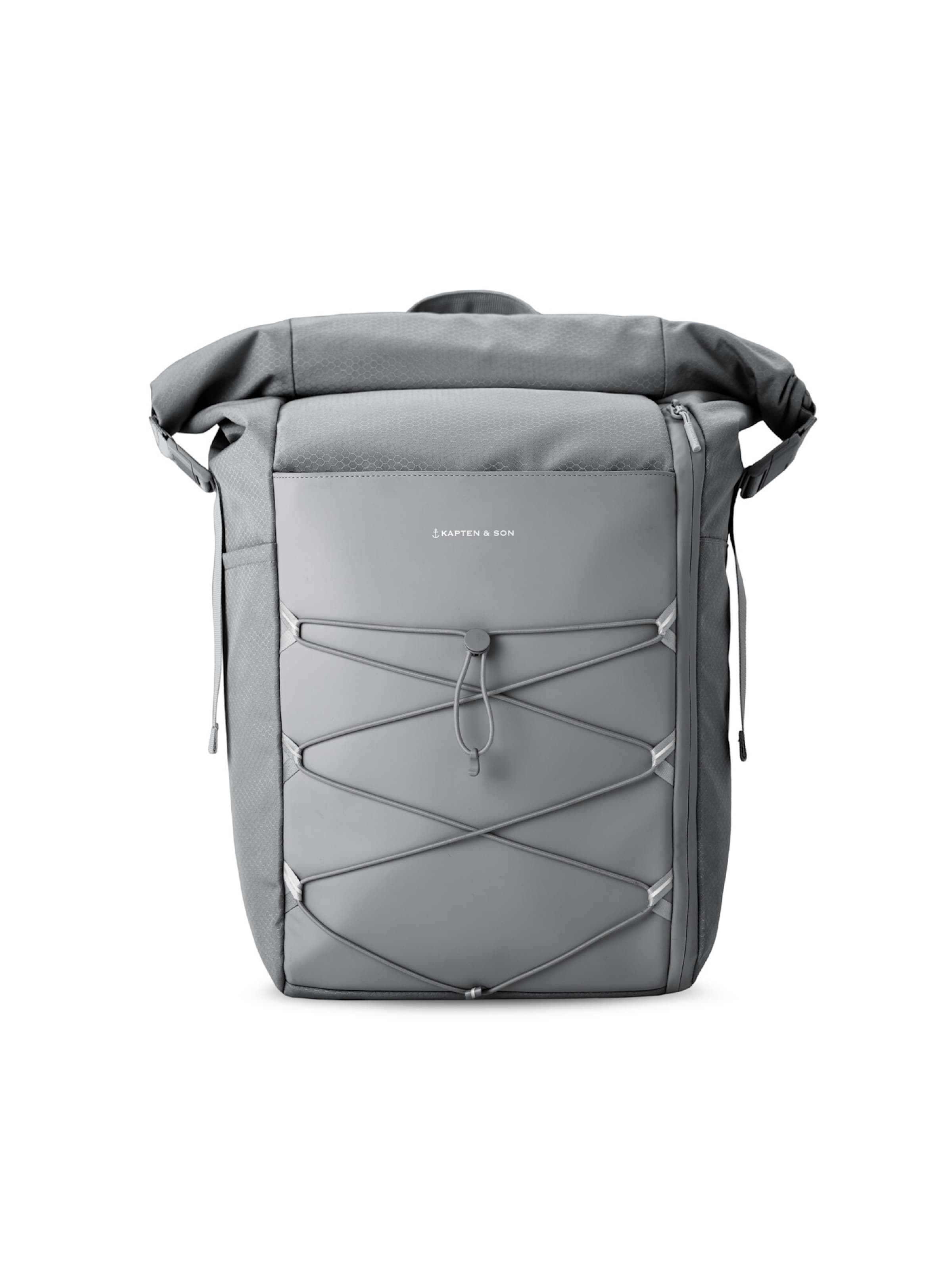 Kapten & Son Rucksack 'Yoho'‌‌‌‌‌ in Grau: Vorderseite
