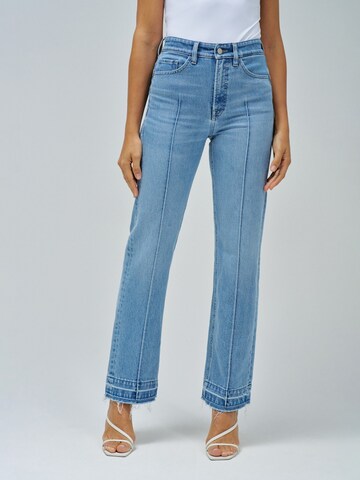 Salsa Jeans Wide Leg Jeans Faith in Blau: Vorderseite