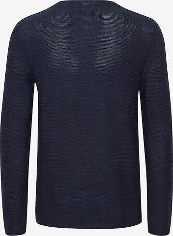 !Solid Pullover in Blau