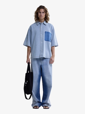 NEW AMSTERDAM Comfort fit Overhemd in Blauw: voorkant