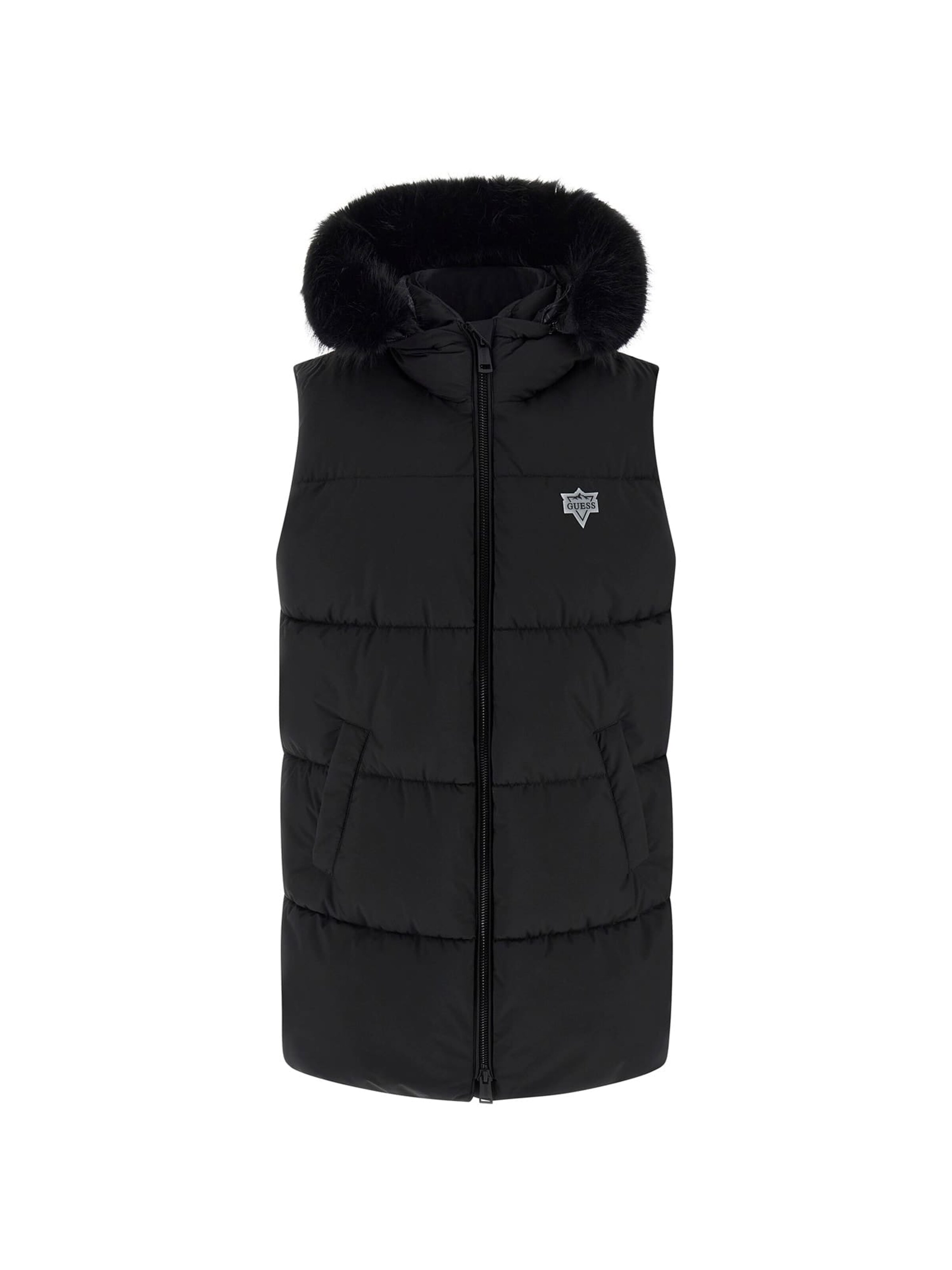 GUESS Sportweste in Schwarz: Vorderseite