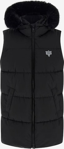 GUESS Sports Vest in Black: front