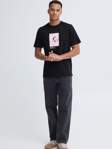 BLEND Тениска 'BHKOLE PHOTOPRINT' в синьо