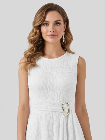 LapaPlus - Vestido de gala en blanco