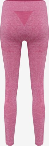 Hummel Skinny Sportsbukser i pink