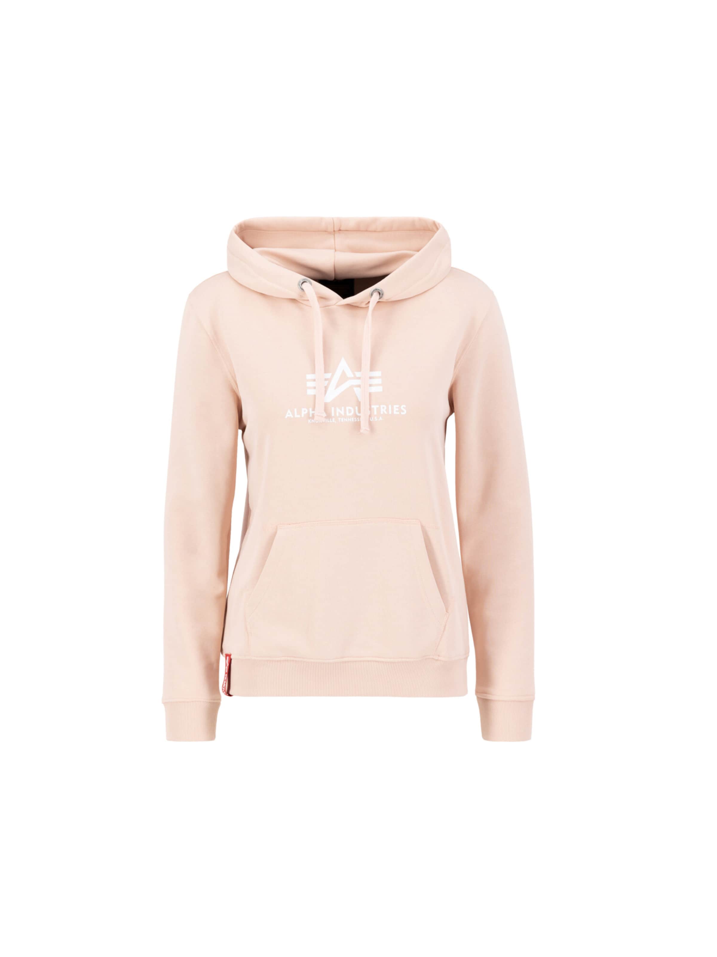 ALPHA INDUSTRIES Sweatshirt 'New Basic' in Orange: front