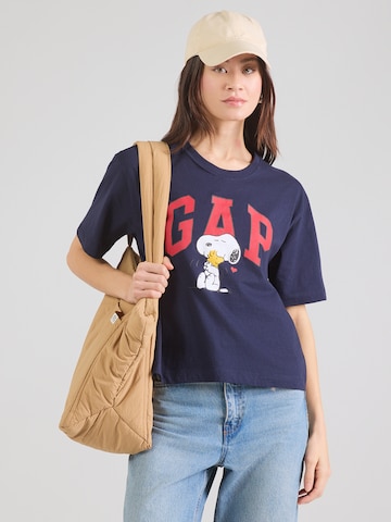 GAP Μπλουζάκι 'SNOOPY VDAY X GAP' σε μπλε: μπροστά