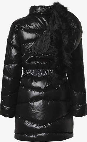 Calvin Klein Jeans Kabát – černá