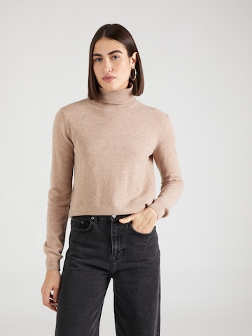 KnowledgeCotton Apparel Pullover (GOTS) in Beige: predná strana