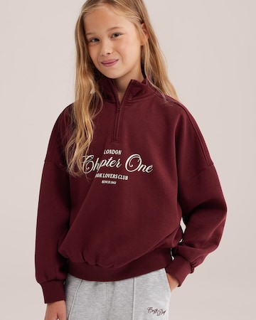 WE Fashion Svetr – červená: přední strana