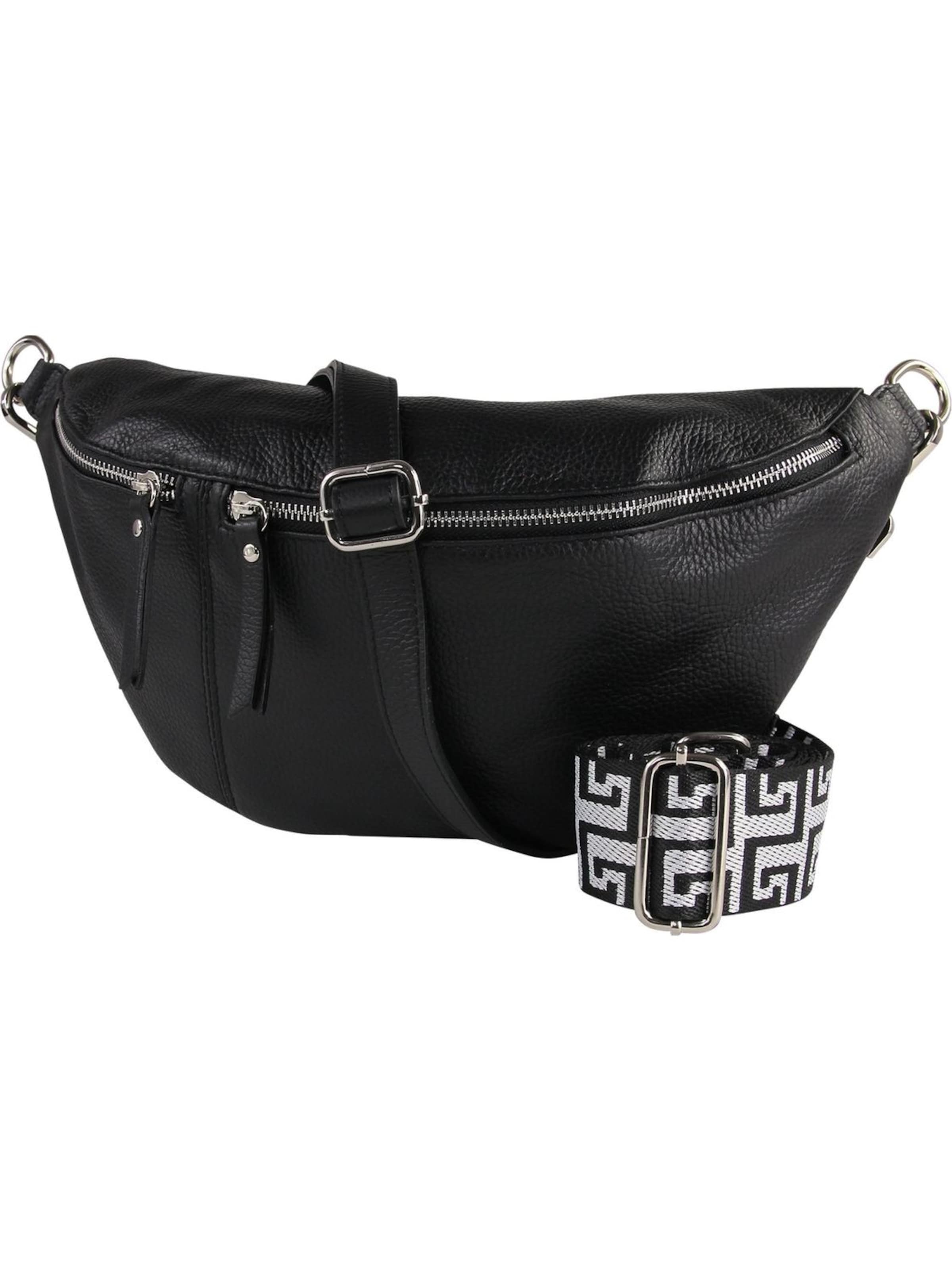 Toscanto - Riñonera en negro: frente