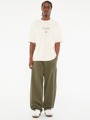 T-Shirt 'Baker' GUESS Originals en beige