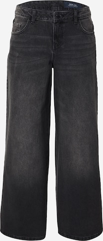 juoda Noisy may Plačios klešnės Džinsai: priekis