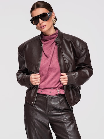 Ombre Between-season jacket in Brown