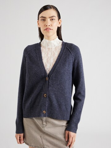 ESPRIT Knit Cardigan in Blue: front