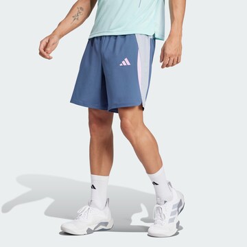 Regular Pantalon de sport ADIDAS PERFORMANCE en bleu : devant