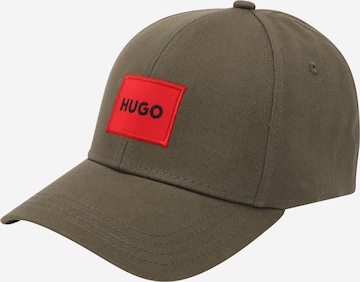Cappello da baseball di HUGO in verde: frontale