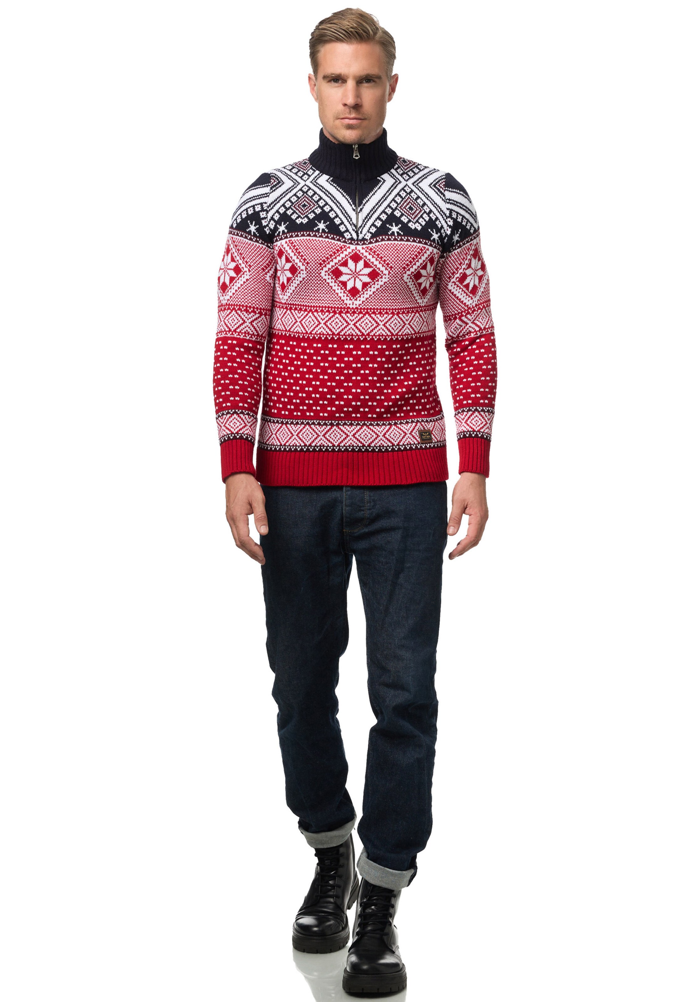 Rusty Neal Pullover in Rot