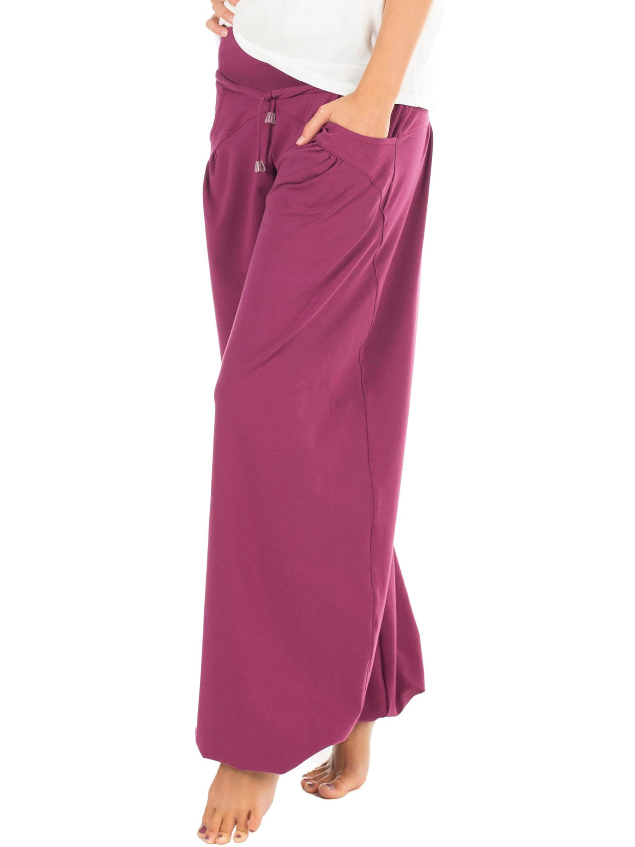 WinshapeLoosefit Sportske hlače 'WTE3' - crvena boja: prednji dio