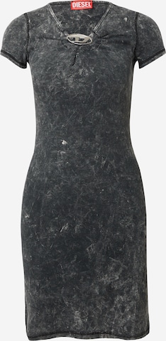 DIESEL Dress 'D-CRESPE' in Black: front