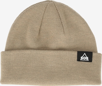 SOS Beanie 'Golte' in Beige: front