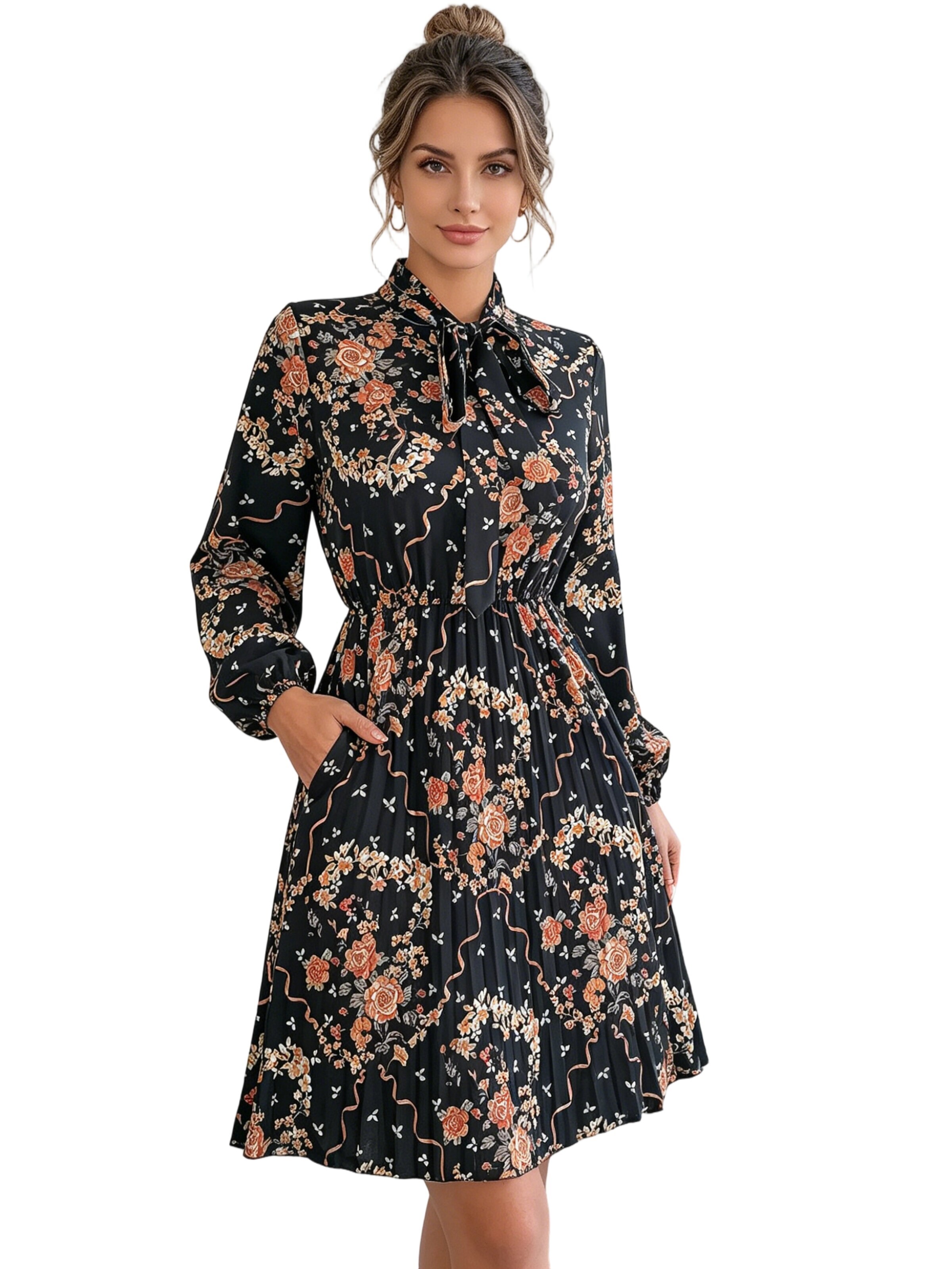 Yesfashion Kleid‌‌‌‌‌‌‌‌ in Schwarz