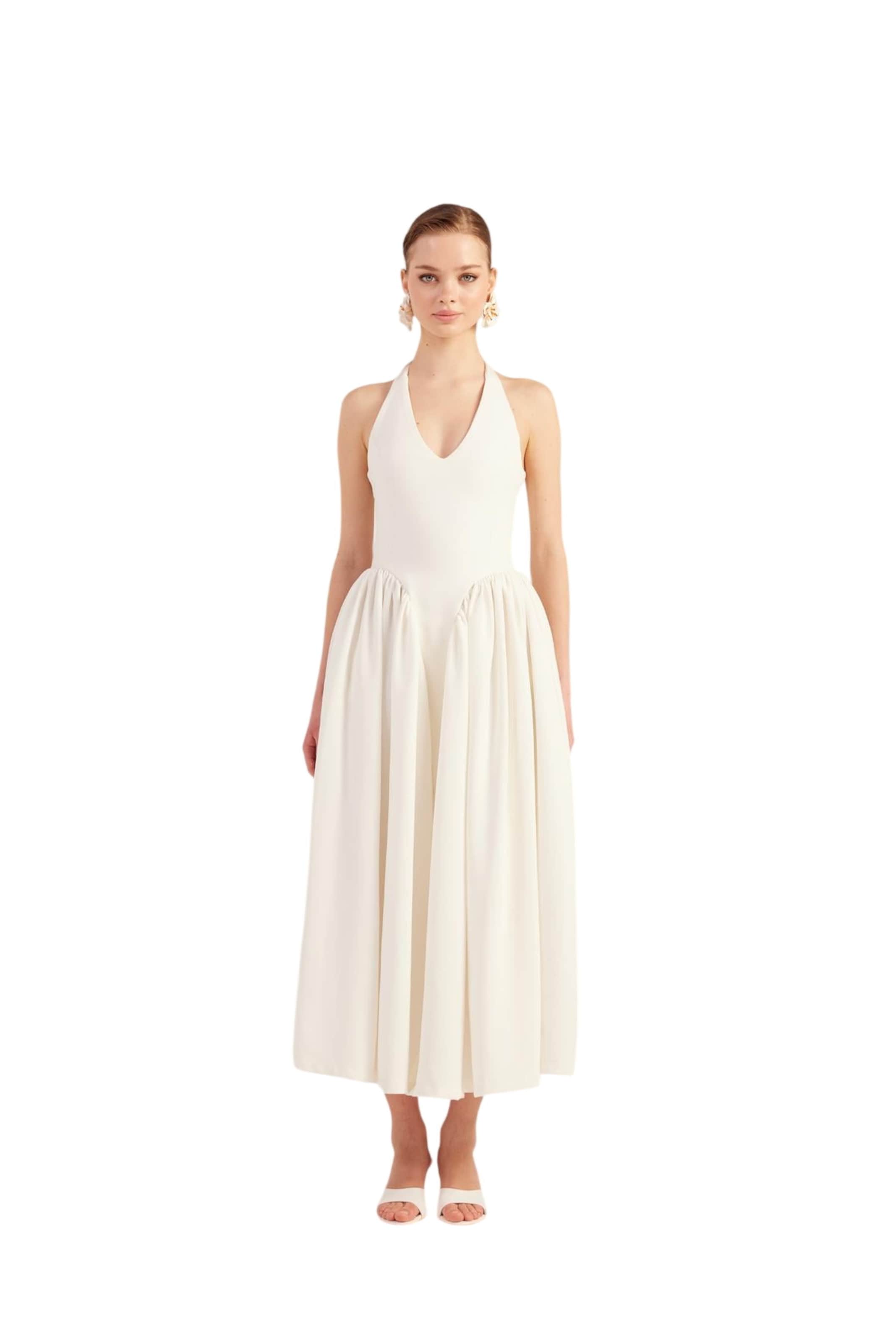 HOLLY LOLLY Dress in White: front