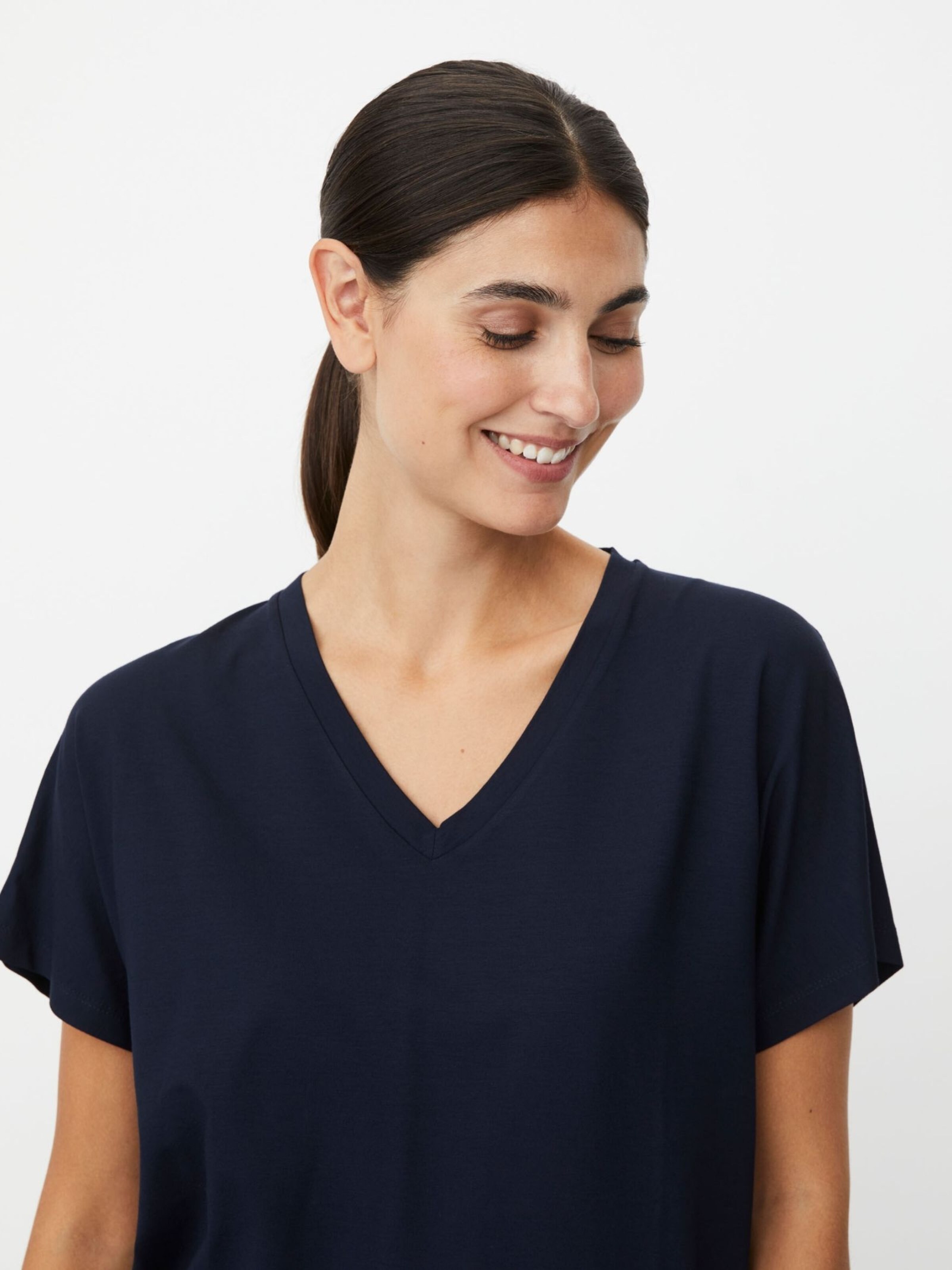 T-shirt 'MaBadu' Masai en bleu