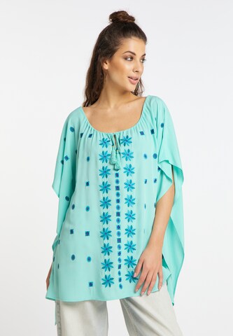 usha FESTIVAL Cape in Green: front