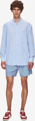 LTB Jeans Shirt 'Textured Shirt' in Blauw: voorkant