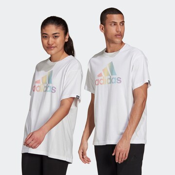 Tricou funcțional de la ADIDAS PERFORMANCE pe alb: față