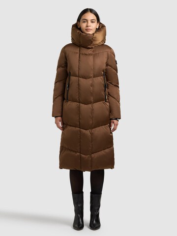 khujo Winter Coat 'Manelia2' in Brown