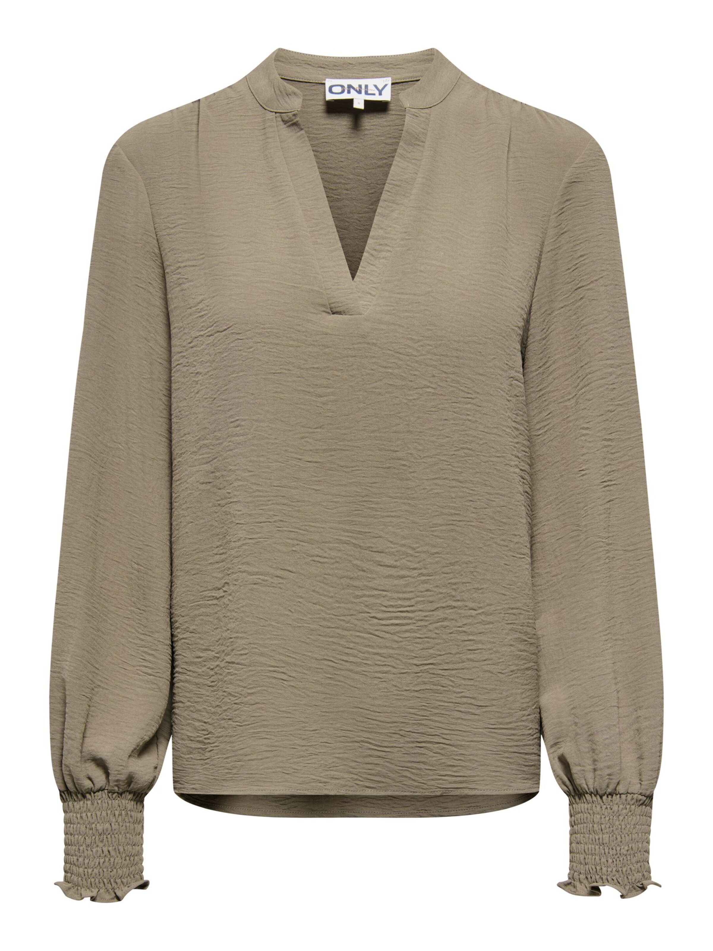 ONLY Carmakoma Bluse 'CARMetta' in Braun: Vorderseite