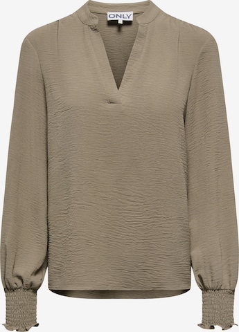 ONLY Carmakoma Bluse 'CARMetta' in Braun: Vorderseite