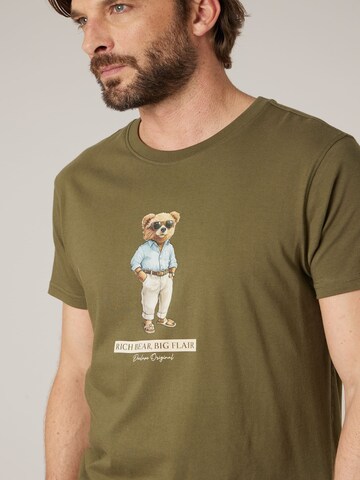 T-Shirt 'RICHBEAR' Deeluxe en vert