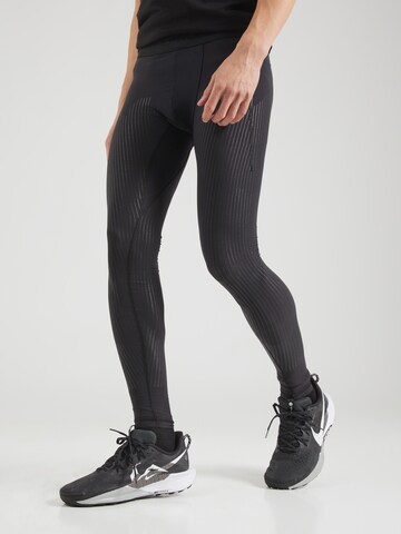 NIKE - Skinny Calças de desporto 'Pro Recovery' em preto: frente