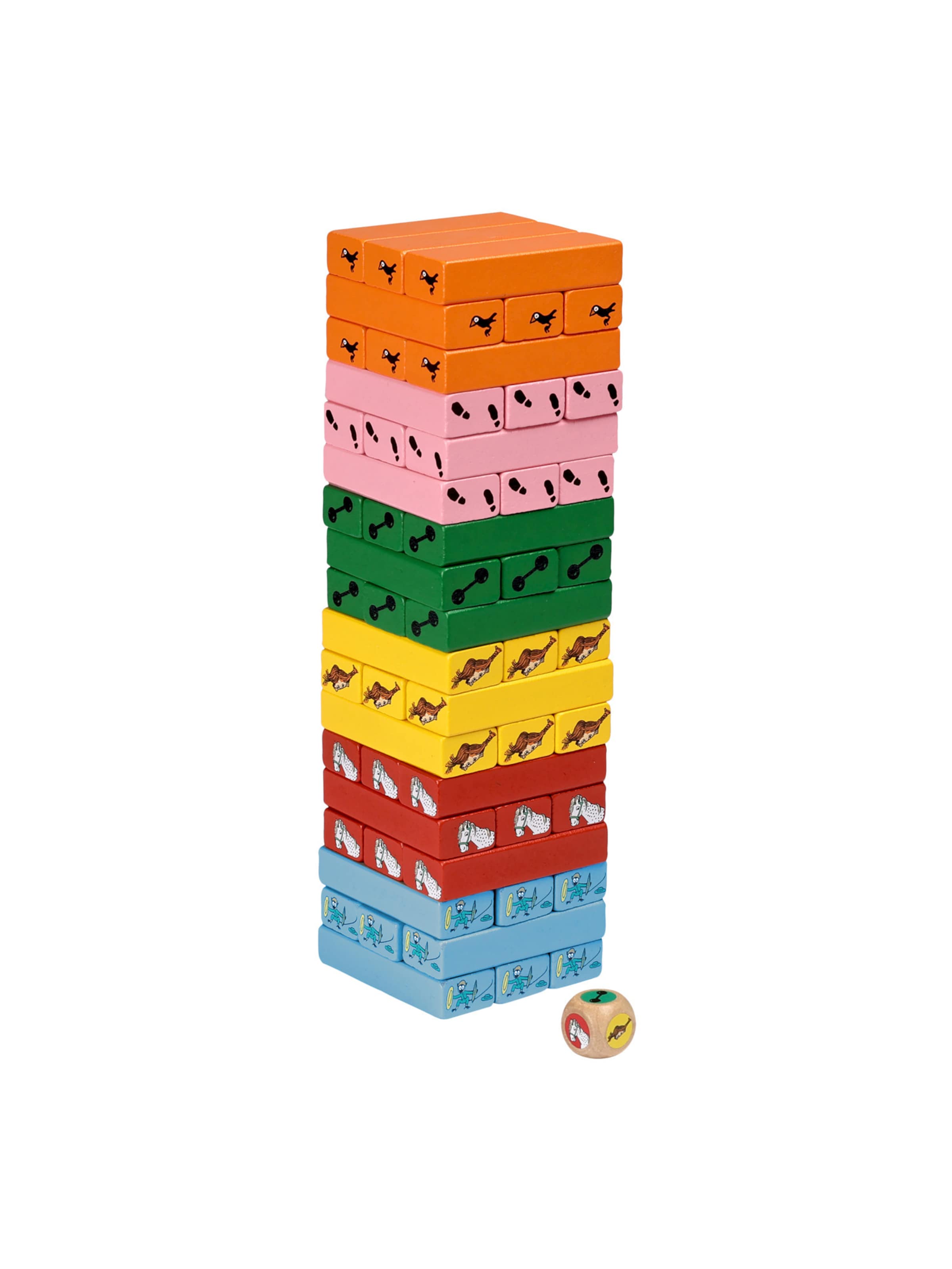 Pippi Turmspiel in Mischfarben: Vorderseite