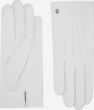 Roeckl Full Finger Gloves 'Zürich' in White: front