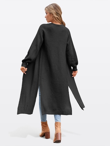 Imily Bela Strickmantel in Schwarz: Rückseite