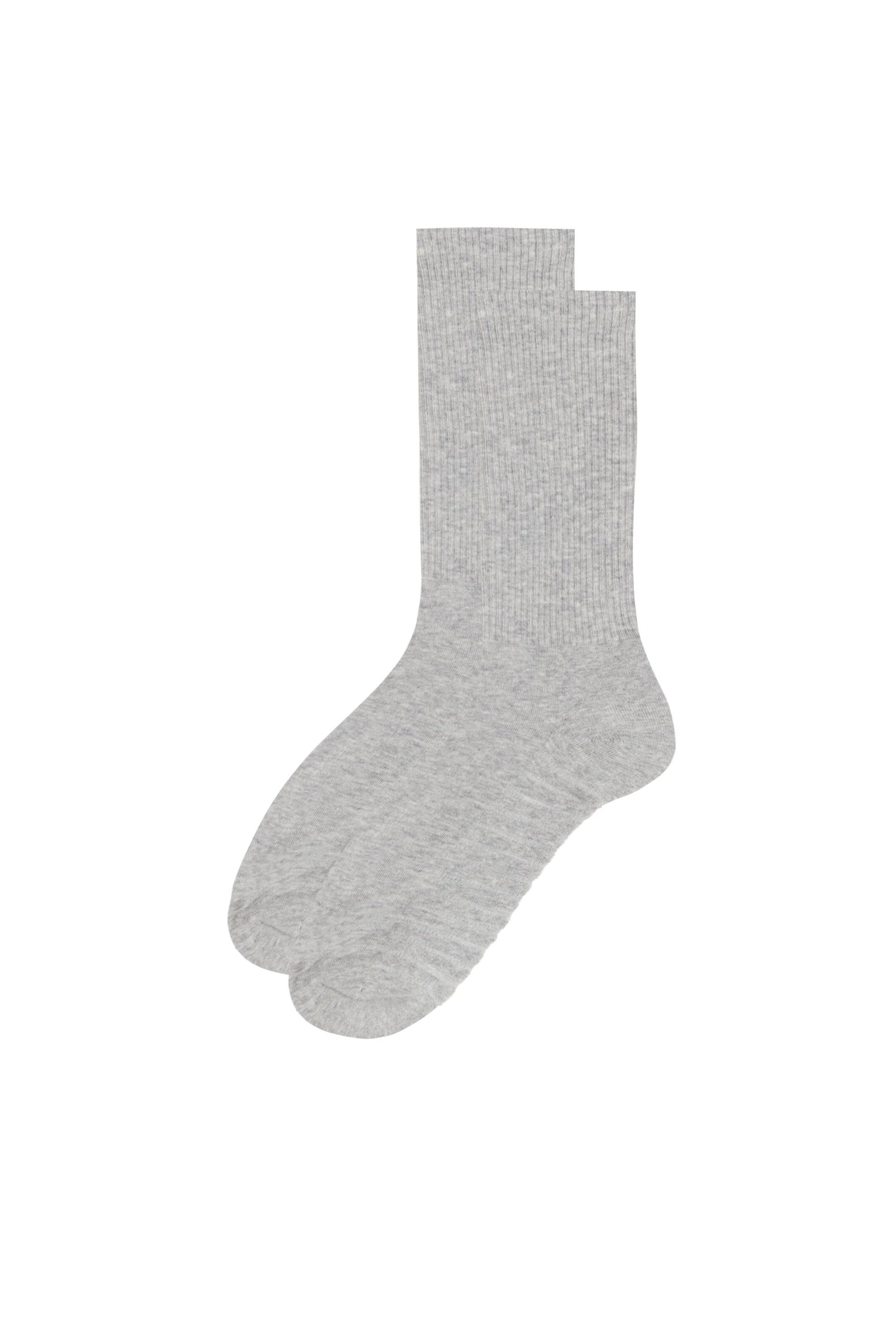 IUMAN Intimissimi Uomo Socks in Grey: front