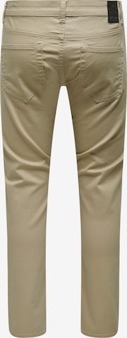 Regular Pantalon 'Loom' Only & Sons en beige