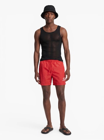JACK & JONES Board Shorts 'JPSTKAUAI ELECTRIC' in Red