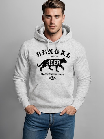 Neverless Sweatshirt 'Bengal Tiger' in Grey