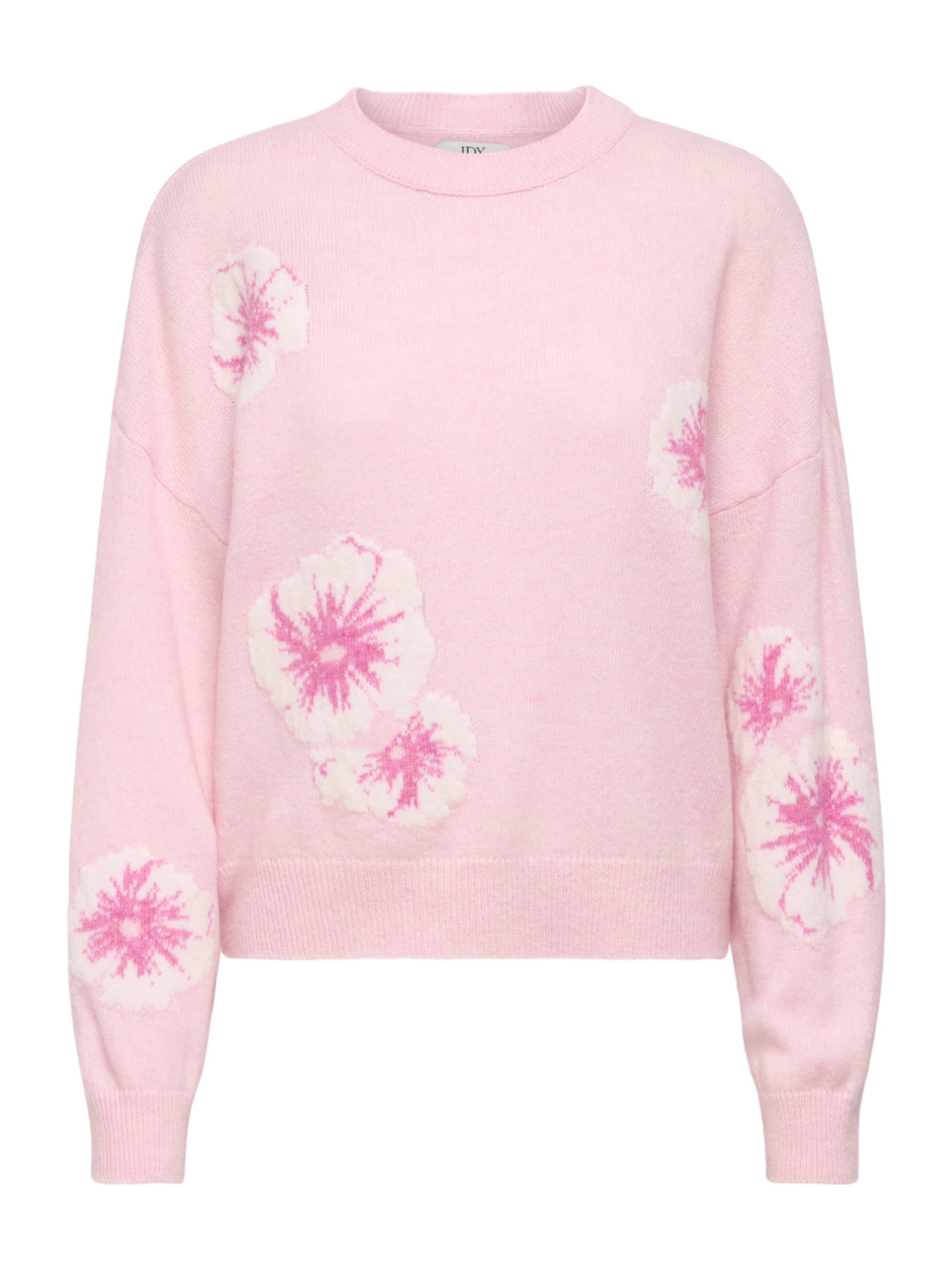 JDY Pulóver 'JDYFLORIS' - rózsaszín: elől