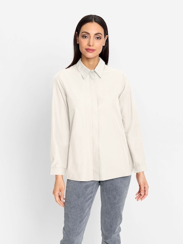 Camicia da donna di heine in beige: frontale