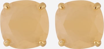 Boucles d'oreilles Kate Spade en or : devant