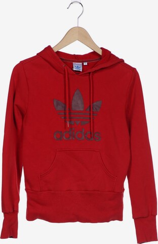 ADIDAS ORIGINALS Sweatshirt & Zip-Up Hoodie in S in Red: front