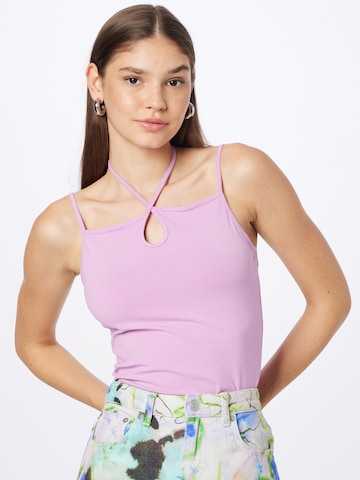 WEEKDAY Top 'Nina' in Purple: front