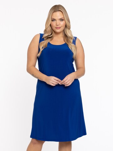 Yoek Dress in Blue: front