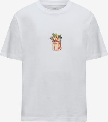 JACK & JONES Футболка 'JORRANDOM' в Белый: спереди